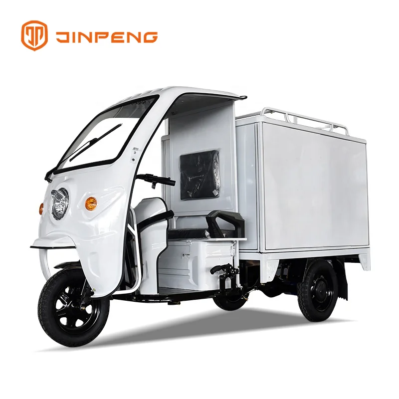 Enclosed Electric Cargo Tricycle, view 1